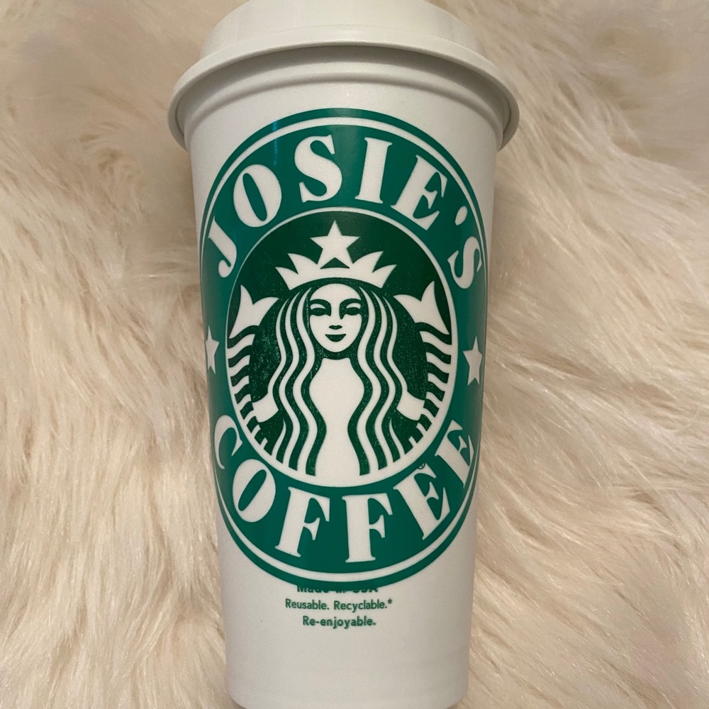 Customized Starbucks 16oz coffee cups